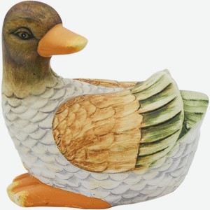 Фигурка Утка декоративная садовая, 13х8х17см