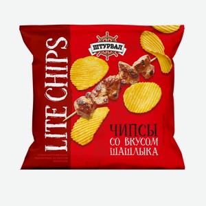 Снеки  ОВАЛ  со вкусом шашлыка 20г CHIPS LITE
