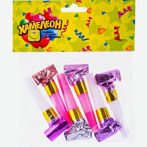 Дудка-язычок ХАМЕЛЕОН, 6шт