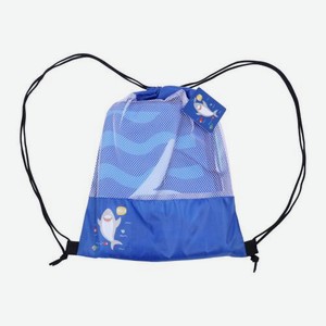 Детское пляжное пончо с капюшоном акула Wellfort 120*60см