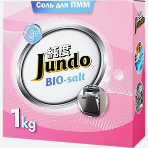 Соль для посудомоечных машин Jundo тонизированная серебром 1кг