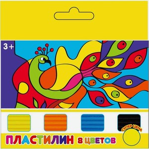 Пластилин Centrum 8 цветов