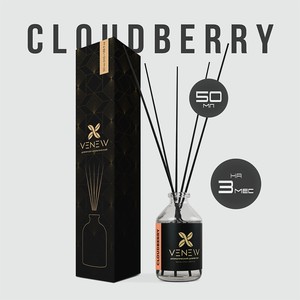 VENEW Диффузор ароматизатор для дома парфюм Cloudberry, 50 мл