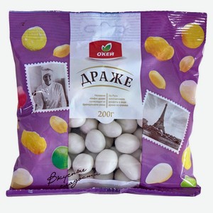 Драже ОКЕЙ арахис в сахаре, 200гр