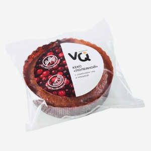 Кекс VQ формула Полбяной с семенами чиа и клюквой, 200 г