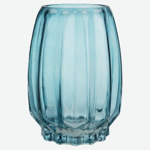 Ваза Actuel Синяя дымка стеклянная, 19,5 см