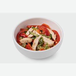 Салат  ИИ-Курица-кунжут с имбирём и соевым соусом  200 г