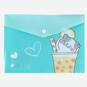 Папка Котики А5 21х14.8х0.2см в ассортименте 1шт., 1 шт