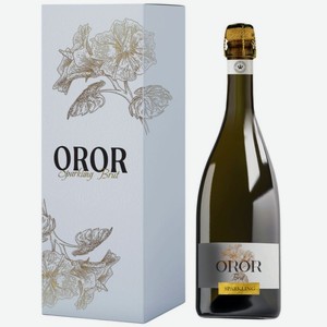 Вино игристое Oror белое брют 11.5% 0.75л, 750 мл