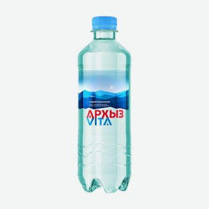Вода минеральная Архыз Жизнь (Vita) питьевая газированная 500 мл