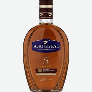 Коньяк Коктебель 5-летний 40% 0.375л, 375 г