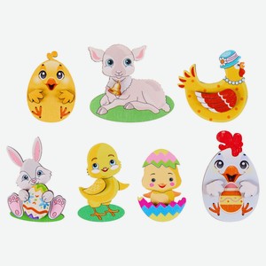 Магнит «Домашняя кухня» пасхальный объемный из фанеры, 1 шт