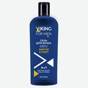 Гель для душа Viking 4 в 1 Sport Energy, 300 мл