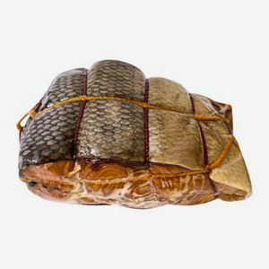 Кета Рыбка и икорка кусок горячего копчения весовая