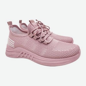 Женские кроссовки со шнурками розовые р.39