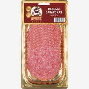 Колбаса ДРУЖЕ салями Баварская в/к нар, Россия, 100 г