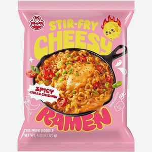 Лапша Отоки Чиз Рамен Острый перец Чили-Сыр Чеддер 120г