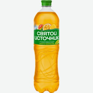 Вода+Сок Святой Источник манго-маракуйя газированная 1л