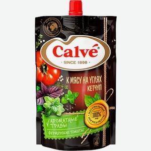 Кетчуп Calve К мясу на углях д/п, 350 г