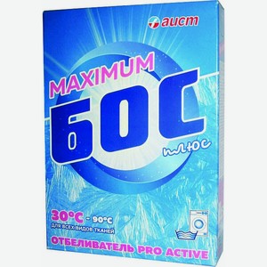 Отбеливатель Бос плюс maximum для всех видов тканей 600 г