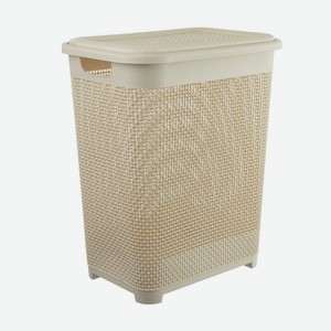 Корзина для белья с крышкой, Fimako, 30 л, в ассортименте