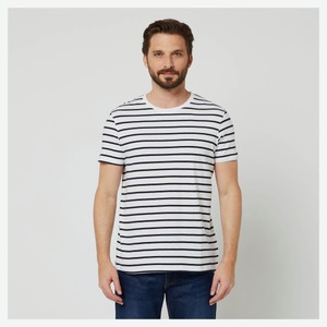 Футболка мужская InExtenso белая в полоску