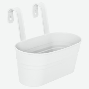 Кашпо настенное OLA DOM белое, 30 см