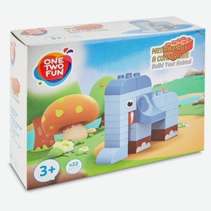 Игрушка ONE TWO FUN Мой первый конструктор, 22 детали