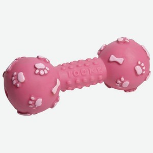 Игрушка для собак Triol Гантель с лапками и косточками 14 см цвет в ассортименте