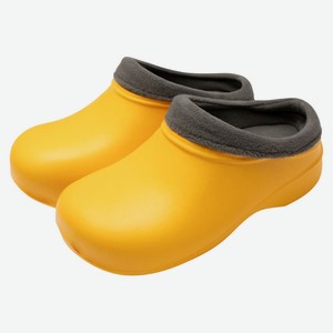 Галоши женские утепленные Коро с отворотом ГЛ-313-Ж-EVA, жел