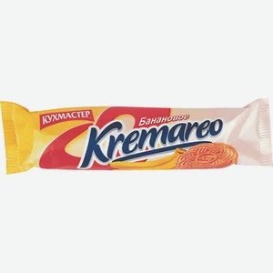 Печенье Сахарное Кухмастер Кремарео Банановое 100г