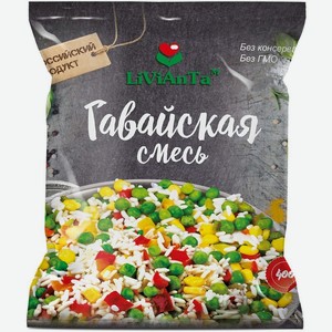 Смесь овощей Livianta Гавайская замороженная 400г, 400 г