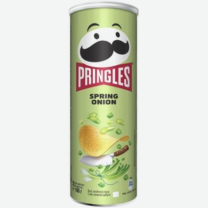 Чипсы картофельные Pringles Зеленый лук (Spring onion) 165 г