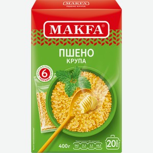 Пшено MAKFA шлифованное, в пакетиках, 6х66г
