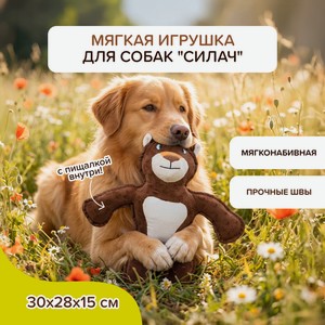 Мягкая игрушка для собак  Силач , Pet Club, в ассортименте