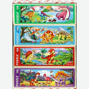 Пазлы ПАНОРАМА Рыжий Кот 120 элементов, Россия