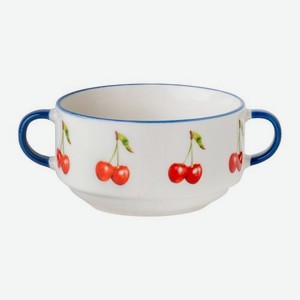 Фарфоровая супница 11.6см Вишня Wellfort в ассортименте
