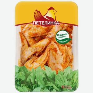 Крыло цыпленка Петелинка в маринаде Барбекю охлаждённое, кг