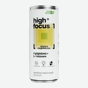 Молочный напиток стерилизованный со вкусом груши и пармезана High Focus 2.5% 245мл