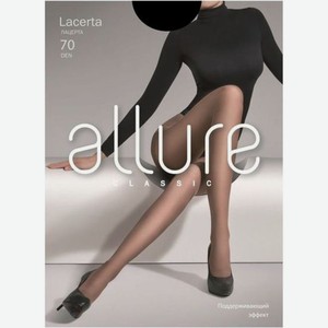 Колготки женские Allure Lacerta 70 den черные размер 2 1пара, 1 шт
