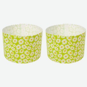 Форма Seasons из бумаги для куличей 134х95мм в ассортименте, 2шт., 2 шт