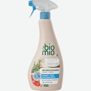 Средство чистящее для ванной BIOMIO экологичное, 500мл