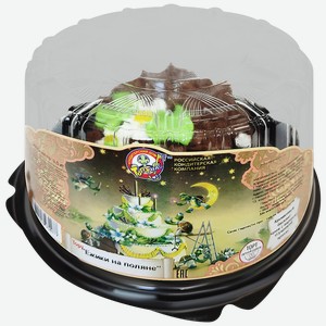 Торт бисквитный тортила Ежики на поляне, 500г