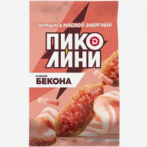 Колбаски сырокопчёные Дымов Пиколини со вкусом бекона полусухие, 50г