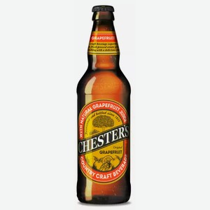 Сидр фрукт. аромат. газ. ЧЕСТЕРС ГРЕЙПФРУТ 5% СЛ. ПАСТЕР.НЕФИЛЬТР. СТ/Б. 0,45Л