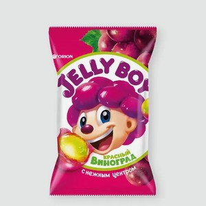 Жевательный мармелад «Orion» Jelly Boy Красный виноград, 66 г