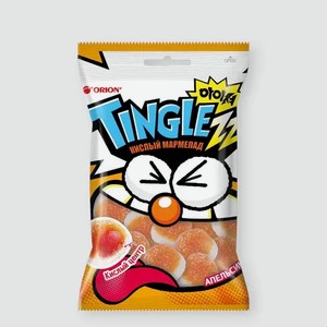 Жевательный мармелад «Orion» ТИНГЛЗ Апельсин, 50 г