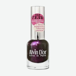 ALVIN D’OR Лак для ногтей ЛАК-ГЕЛЬ, 87 Сияющий сливовый