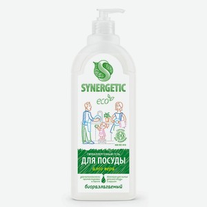 Средство д/мытья посуды Synergetic Алоэ 1л