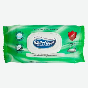 Салфетки влажные Cotto Viva/Whitecloud антибак с пласт. клап
